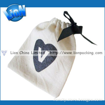 Plain Customized Size Canvas Unbleached Muslin Cotton Pouch